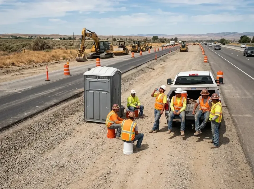 highway-road-construction-crew-007 — frequently asked questions, Porta Potty and Restroom Rentals in Weirton, WV
